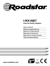 Roadstar I-RX16BT Manual de usuario