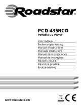Roadstar PCD-435NCD Manual de usuario