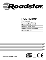 Roadstar PCD-498MP Manual de usuario