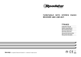 Roadstar TTR-8633 El manual del propietario