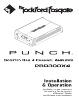 Rockford PUNCH PBR300X4 El manual del propietario