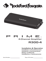 Rockford Prime R300-4 Manual de usuario
