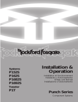 Rockford Fosgate P152S Manual de usuario