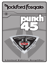 Rockford Fosgate Punch 150 Manual de usuario