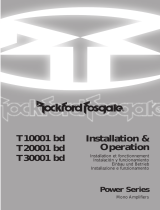 Rockford Fosgate T20001 BD Manual de usuario