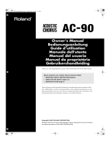 Roland AC-90 Manual de usuario