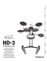 Roland V-Drums Lite HD-3 Manual de usuario
