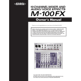 Edirol M-100FX El manual del propietario