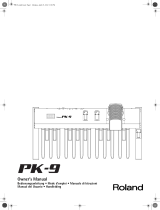 Roland PK-9 Manual de usuario