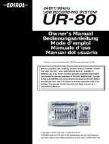 Edirol UR-80 El manual del propietario
