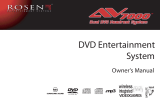 Rosen Entertainment Systems AV7000 Manual de usuario