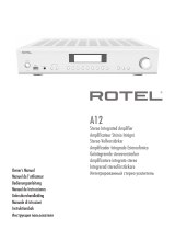 Rotel A12 El manual del propietario