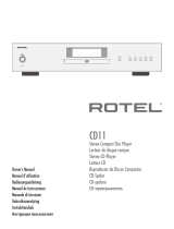 Rotel CD11 El manual del propietario
