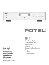 Rotel CD11 Tribute El manual del propietario
