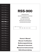 Rotel RSS900 El manual del propietario