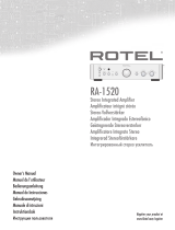 Rotel RA-1520 Manual de usuario