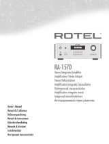 Rotel RA-1570 El manual del propietario