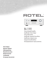 Rotel RA-1592 El manual del propietario
