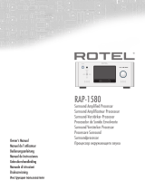 Rotel RAP-1580 El manual del propietario