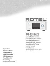 Rotel RAP-1580MKII Manual de usuario