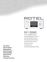 Rotel RAP-1580MKII El manual del propietario