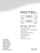 Rotel RB-1562 El manual del propietario