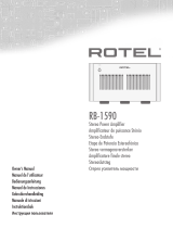 Rotel RB-1590 El manual del propietario