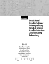 Rotel RC-03 El manual del propietario