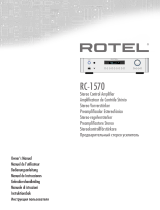 Rotel RC-1570 El manual del propietario