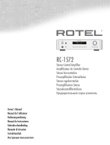 Rotel RC-1572 El manual del propietario