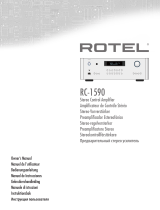 Rotel RC-1590 El manual del propietario