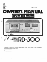 Rotel RD-300 El manual del propietario