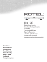 Rotel RDD-1580 Manual de usuario