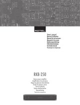 Rotel RKB-250 Manual de usuario