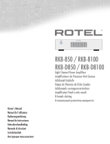 Rotel RKB-850 El manual del propietario