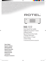 Rotel RMB-1512 Manual de usuario