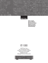 Rotel RT-1080 El manual del propietario