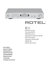Rotel RT-11 El manual del propietario