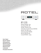 Rotel RT-1570 Manual de usuario