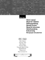 Rotel RVE-1060 El manual del propietario