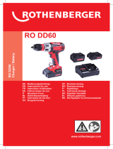 Rothenberger Drill driver RO DD60 Manual de usuario