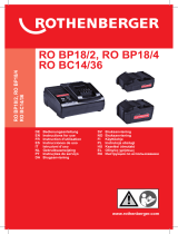 Rothenberger Battery charger RO BC14/36 Manual de usuario