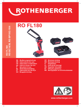 Rothenberger LED lamp RO FL180 Manual de usuario