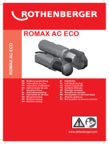 Rothenberger Press machine ROMAX AC ECO set Manual de usuario