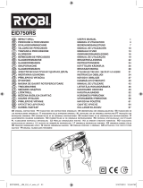 Ryobi EID750RS Manual de usuario