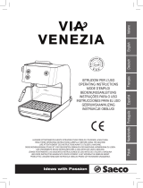 Saeco Via Venezia SIN 006XN Manual de usuario