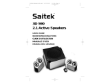 Saitek 3D 590 2.1 Active Speakers Manual de usuario