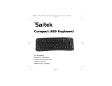 Saitek Compact USB Keyboard El manual del propietario