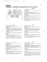 Saitek PS1000 Dual Analog Pad Manual de usuario