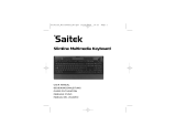 Saitek Slimline Multimedia Keyboard El manual del propietario